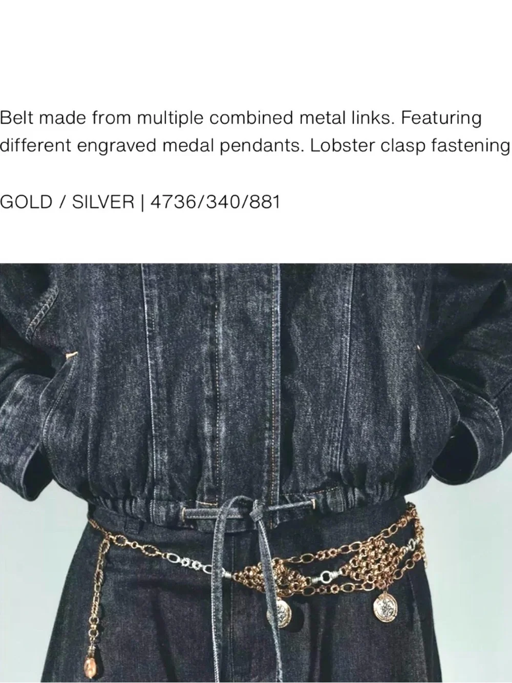 Zara belt made